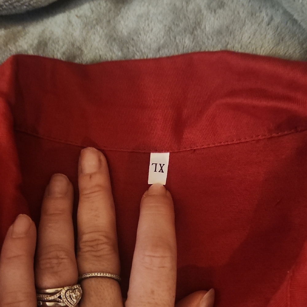 Women's Red Jacket - Picture 3 of 6
